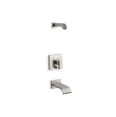 Kohler Loure Rite-temp Bath and Shower Trim Kit with Push-button Diverter, Without Showerhead -...