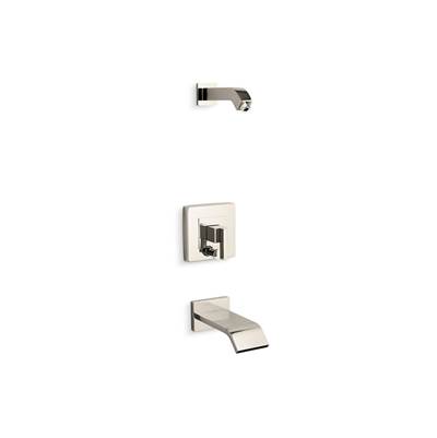 Kohler Loure Rite-temp Bath and Shower Trim Kit with Push-button Diverter, Without Showerhead -...