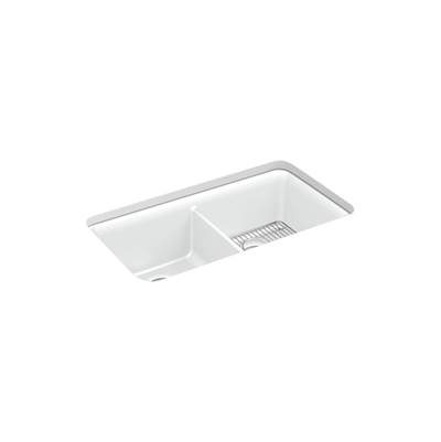 Cairn 33-1/2'' undermount double-bowl kitchen sink