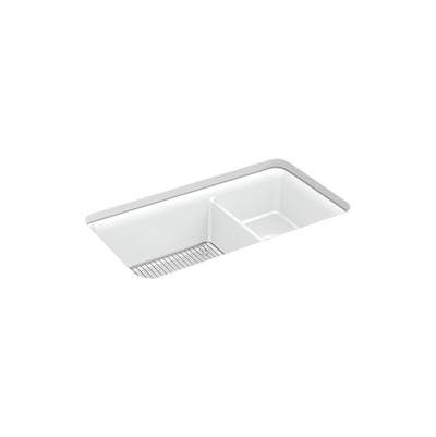 Cairn 33-1/2'' undermount double-bowl kitchen sink