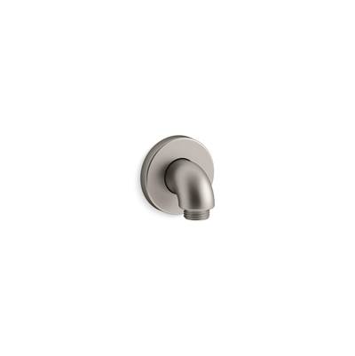 Kohler Purist Stillness Wall-mount supply elbow with check valve - Vibrant Brushed Nickel