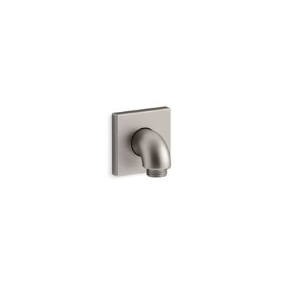 Kohler Loure Wall-mount Supply Elbow with Check Valve - Vibrant Brushed Nickel