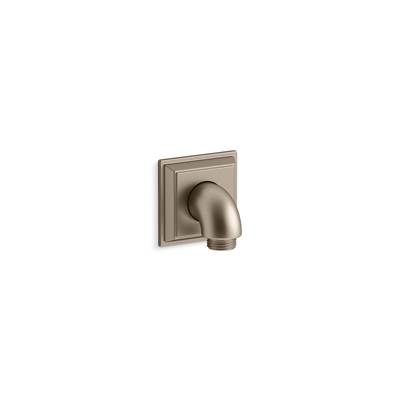 Kohler Memoirs Stately Wall-mount Supply Elbow with Check Valve - Vibrant Brushed Bronze