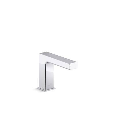 Kohler StraytE Touchless single-hole lavatory faucet with Kinesis sensor technology, DC-powered, 0.35 gpm - Polished Chrome