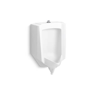 Kohler StanwellE Blow-out half-stall 0.51/41.0 gpf urinal, top spud - White