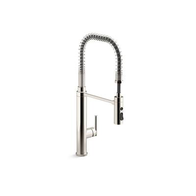 Kohler Purist Semi-professional Kitchen Sink Faucet with Three-function Sprayhead - Vibrant...