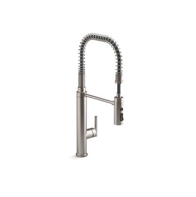 Kohler Purist Semi-professional Kitchen Sink Faucet with Three-function Sprayhead - Vibrant...