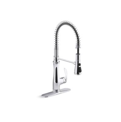 Bellera Semi-professional kitchen sink faucet with three-function sprayhead