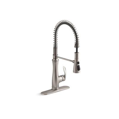 Bellera Semi-professional kitchen sink faucet with three-function sprayhead