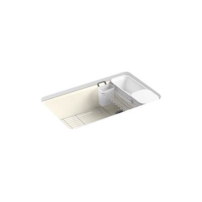 Kohler | Riverby | Undermount Kitchen Sink - Biscuit