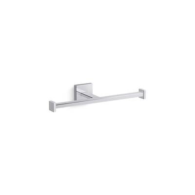 Kohler Square Double toilet paper holder - Polished Chrome