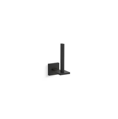 Kohler Square Vertical toilet paper holder - Matte Black