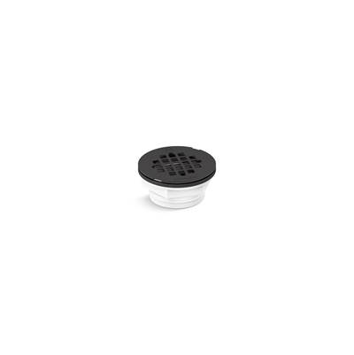Kohler Round PVC shower receptor drain - Matte Black