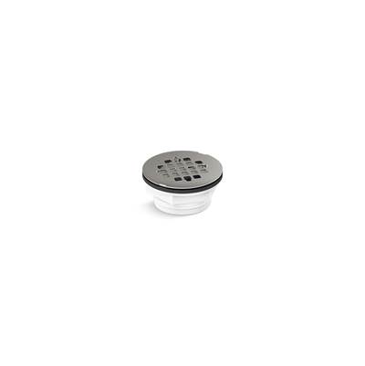 Kohler Round PVC shower receptor drain - Brushed Stainless