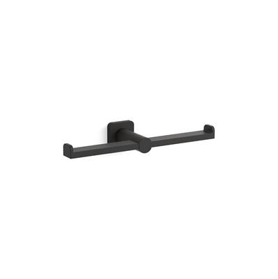 Kohler Parallel Double Toilet Paper Holder - - Matte Black