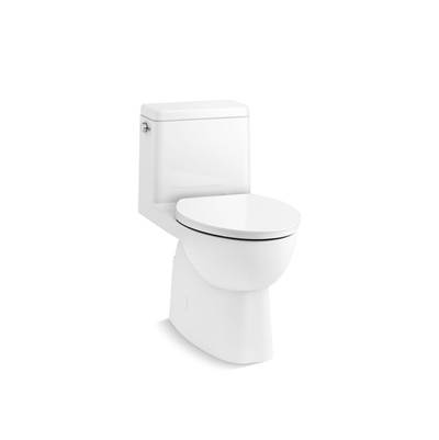 Kohler Reach One-piece compact elongated toilet with skirted trapway, 1.28 gpf - White