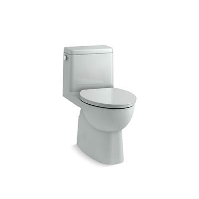 Kohler Reach One-piece compact elongated toilet with skirted trapway, 1.28 gpf - Ice Grey