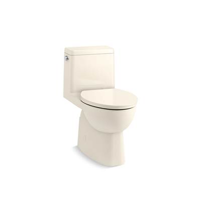 Kohler Reach One-piece compact elongated toilet with skirted trapway, 1.28 gpf - Biscuit