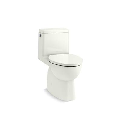 Kohler Reach One-piece compact elongated toilet with skirted trapway, 1.28 gpf - Dune