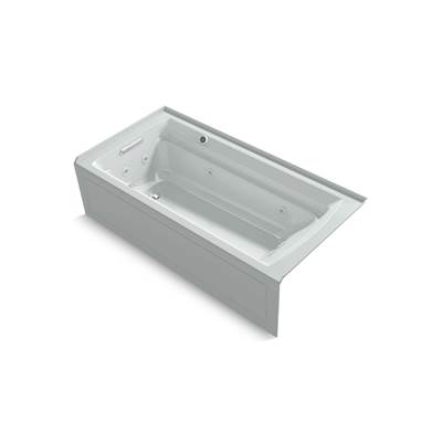 Archer 72'' x 36'' alcove Heated BubbleMassageE air bath and whirlpool, left drain