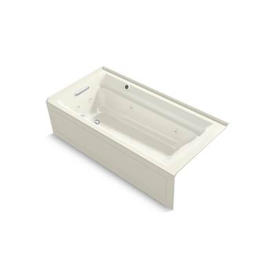 Archer 72'' x 36'' alcove Heated BubbleMassageE air bath and whirlpool, left drain