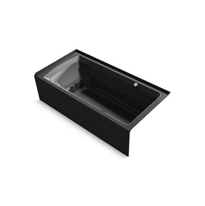 Archer 72'' x 36'' alcove Heated BubbleMassageE air bath and whirlpool, right drain