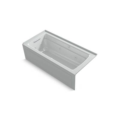 Archer 66'' x 32'' alcove Heated BubbleMassageE air bath and whirlpool, left drain