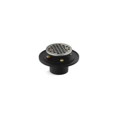 Clearflo Round brass tile-in shower drain