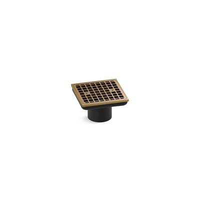 Clearflo Square brass tile-in shower drain (drain body not included)