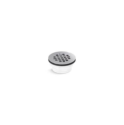 Kohler Round PVC shower receptor drain - Polished Stainless