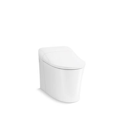 Eir One-piece elongated smart toilet, dual-flush - White