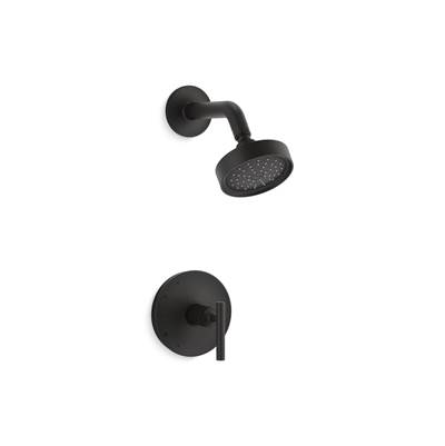 Kohler Purist Rite-temp Shower Trim Kit with Lever Handle, 1.75 Gpm - Matte Black