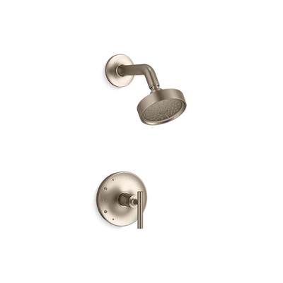 Kohler Purist Rite-temp Shower Trim Kit with Lever Handle, 1.75 Gpm - Vibrant Brushed Bronze