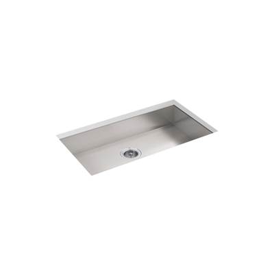 Kohler VaultE 32'' undermount single-bowl kitchen sink - Stainless Steel
