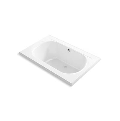 Kohler Memoirs 66'' X 42'' Drop-in Heated Bubblemassagee Air Bath with Bask Heated Surface - White