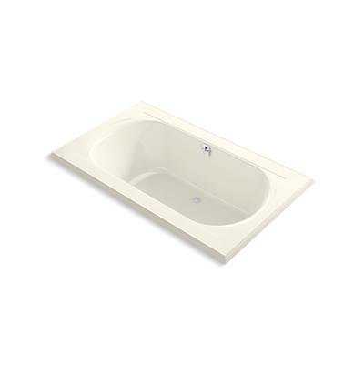 Kohler Memoirs 72'' X 42'' Drop-in Heated Bubblemassagee Air Bath with Bask Heated Surface - Biscuit