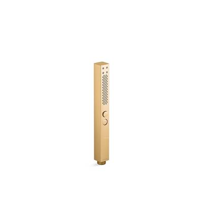 Kohler Shift+ Square two-function handshower, 1.75 gpm - Vibrant Brushed Moderne Brass