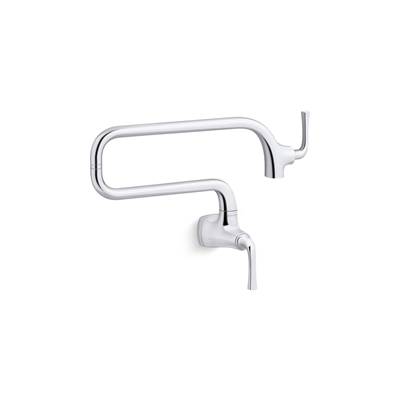 Graze Wall-mount pot filler - Polished Chrome