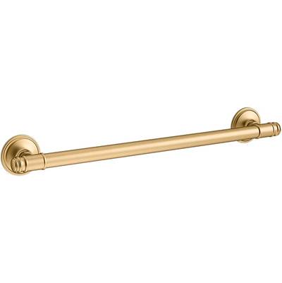 Eclectic 24'' grab bar - Vibrant Brushed Moderne Brass