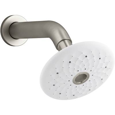 Exhale B120 1.75 gpm multifunction showerhead with Katalyst air-induction technology - Vibrant Brushed Nickel