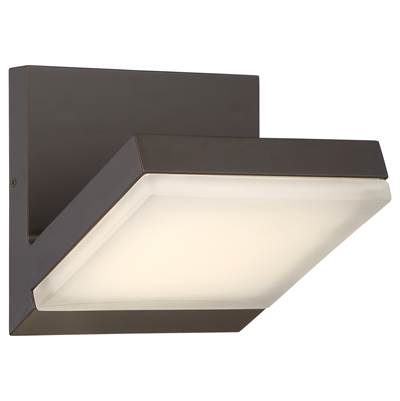 George Kovacs Angle 1-Light Outdoor Sconce in Oil Rubbed Bronze