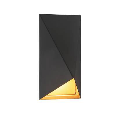 George Kovacs Peekaboo 12W LED Indoor/Outdoor Wall Sconce in Sand Coal Sand Gold