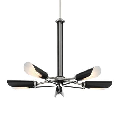 George Kovacs Trubine 5-Light Chandelier in Coal Brushed Nickel