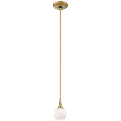 George Kovacs Pontil 1-Light Mini Pendant in Honey Gold
