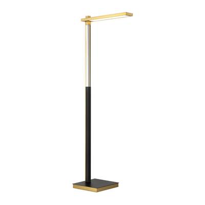 George Kovacs Sauvity 24W LED Floor Lamp in Soft Brass Coal