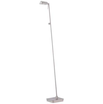 George Kovacs George's Reading Room Floor Lamp in Brushed Nickel