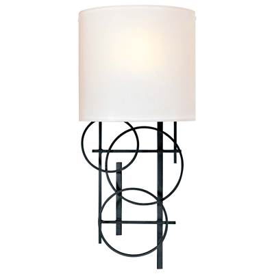 George Kovacs 1-Light Wall Sconce in Coal