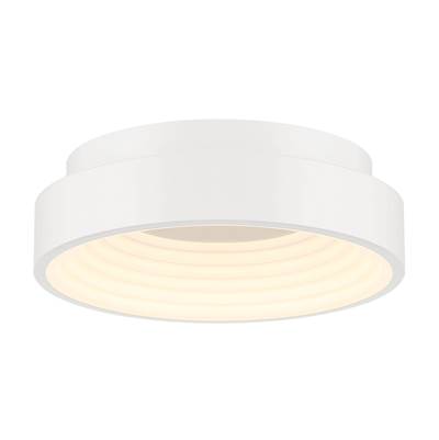 George Kovacs Conc Flush Mount Light - 13" in White
