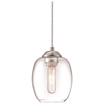 George Kovacs Bubble 1-Light Mini Pendant (Convertible to Wall Sconce) in Brushed Nickel