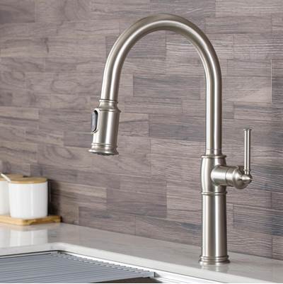 Kraus Sellette® Pull-Down Kitchen Faucet - Single Handle - 1.8 GPM in Spot Free Stainless Steel